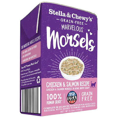 Stella & Chewy's Marvelous Morsels Chicken & Salmon Medley Cat Food - 5.5oz