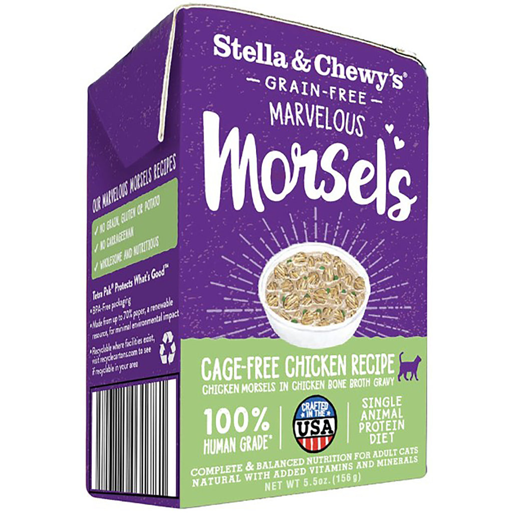 Stella & Chewy's Marvelous Morsels Cage-Free Chicken Recipe Cat Food - 5.5oz