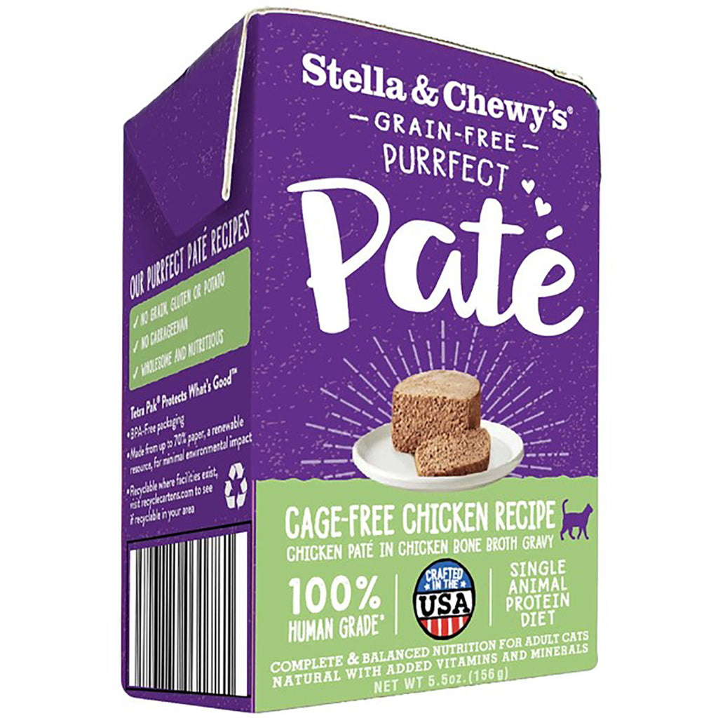 Stella & Chewy's Purrfect Pate Cage-Free Chicken Recipe Wet Cat Food - 5.5oz