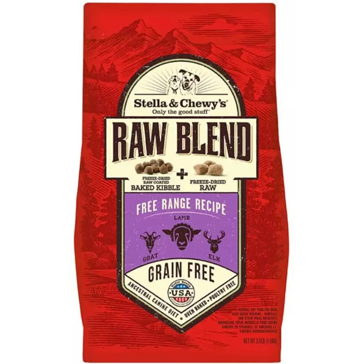 Stella and chewy kibble raw blend cheap
