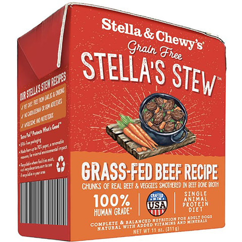Stella & Chewy's Grass-Fed Beef Recipe Dog Stew - 11oz