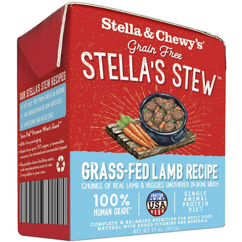 Stella & Chewy's Grass-Fed Lamb Recipe Dog Stew - 11oz