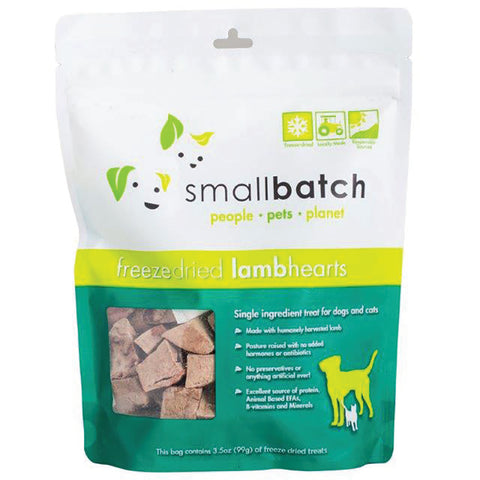 SmallBatch Freeze-Dried Lamb Heart Dog & Cat Treats - 3.5oz