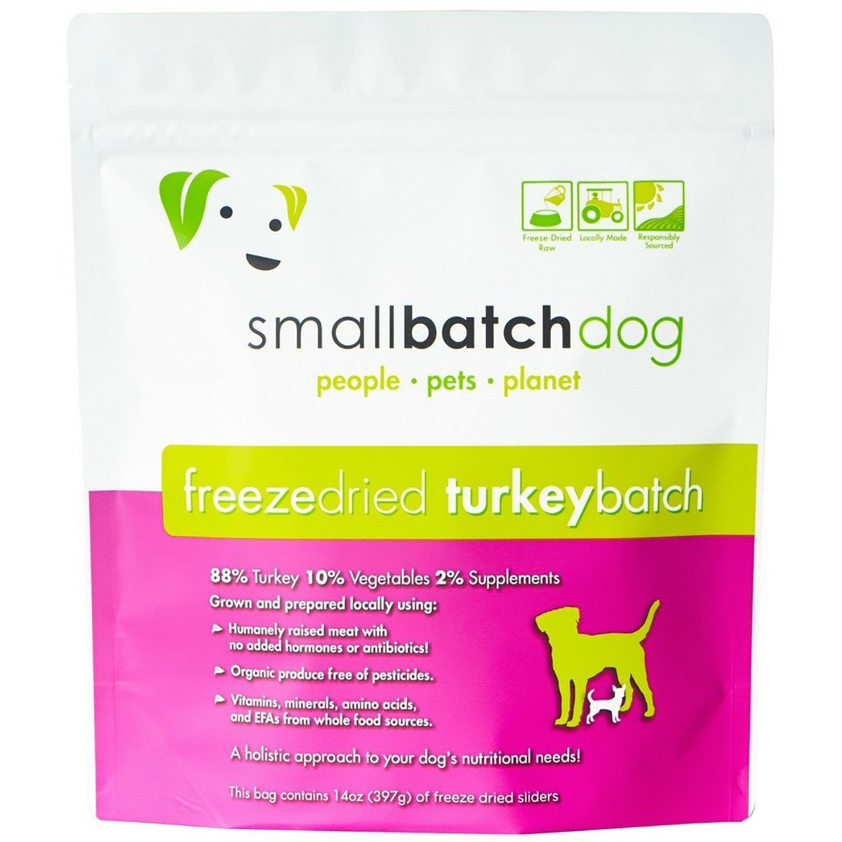 Smallbatch Freeze Dried Turkey Dog Food HEALTHY SPOT