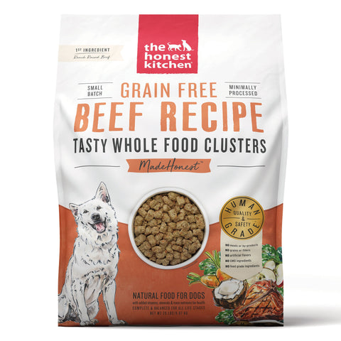 The Honest Kitchen Grain-Free Beef Whole Food Clusters Dog Food