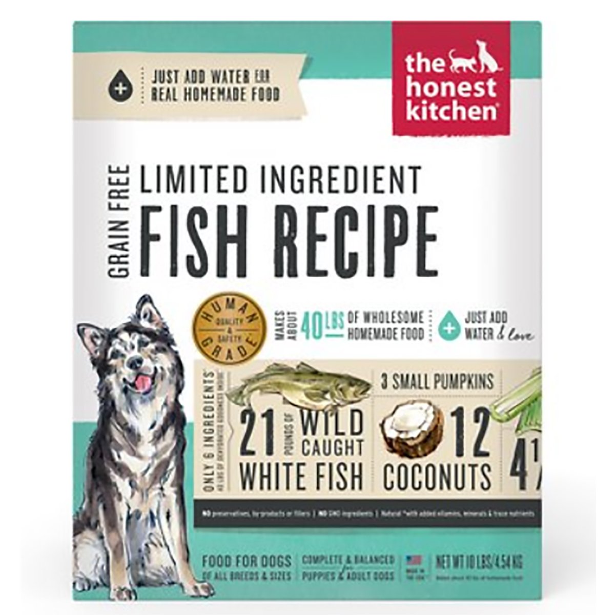 The Honest Kitchen Limited Ingredient Fish Dog Food HEALTHY SPOT