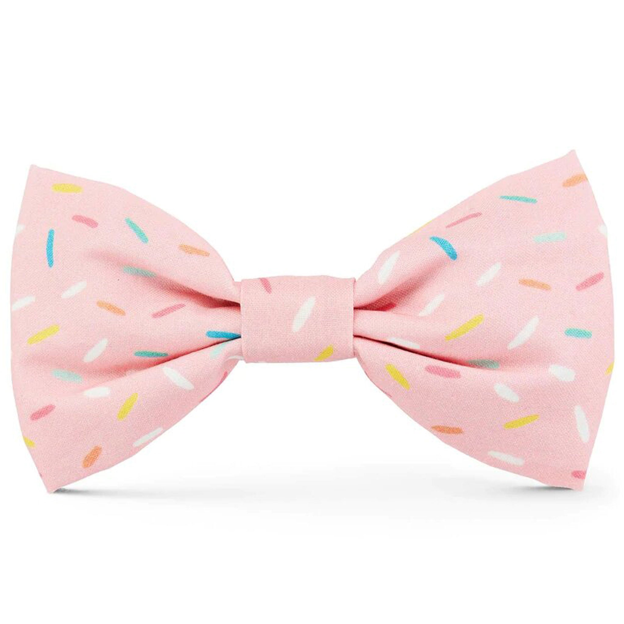 Pink dog bow outlet tie