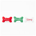 Zippy Paws Naughty Nice Woof Holiday Dog Toys 3 Pack Set | Main Image